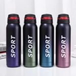 Premium 500ml Sports Vacuum Flask with Straw - Image 4