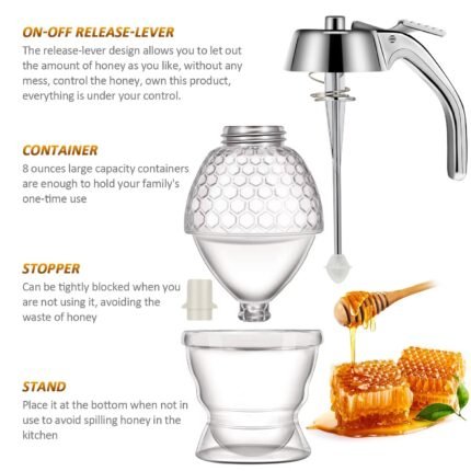 Honey Dispenser & Syrup Pot