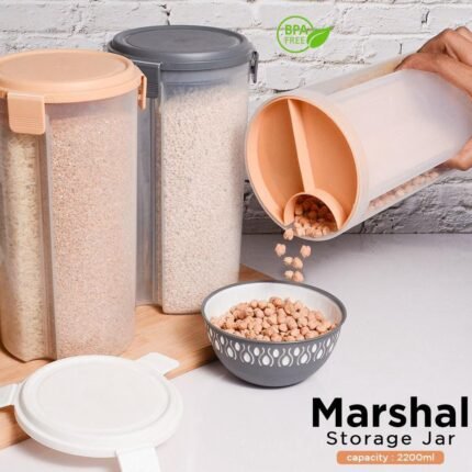 Compartment Storage Jar