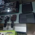 Electric Barbecue Grill with 4 Mini Pans