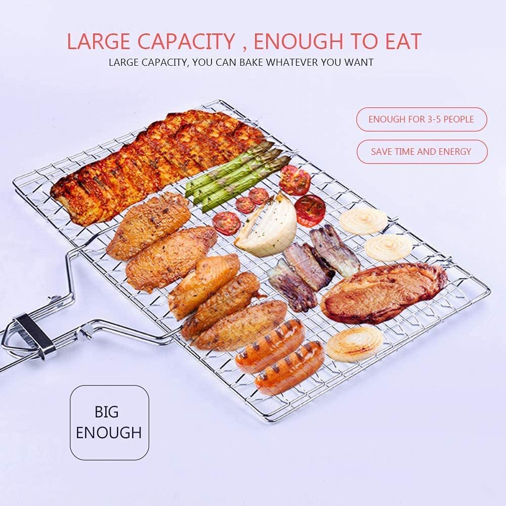 BBQ Stainless Steel Hand Grill BBQ Stainless Steel Hand Grill