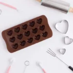 Easy-Release Heart Silicone Chocolate Mold